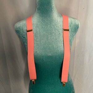 Pink suspenders